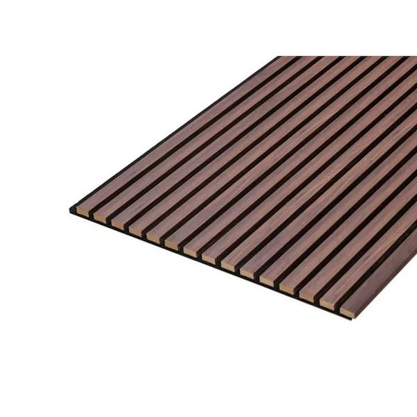 Ejoy 90 in. x 23.6 in x 0.8 in. Acoustic Vinyl Wall Cladding Siding ...