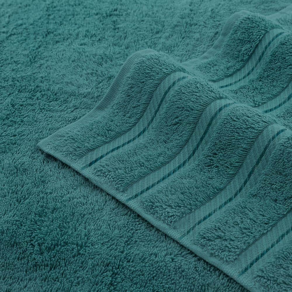 Teal Turkish Cotton 6-Piece Towel Set
