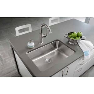 Lustertone 27in. Undermount 1 Bowl 18 Gauge  Stainless Steel Sink Only and No Accessories