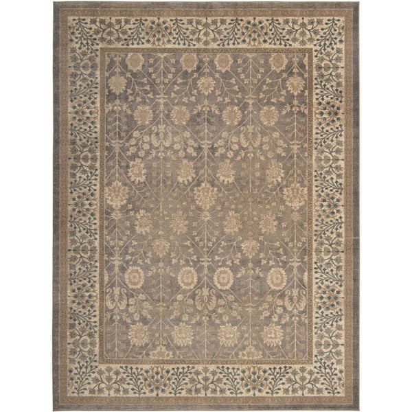 Unique Loom Salzburg Gneis Gray 9' 0 x 12' 0 Area Rug