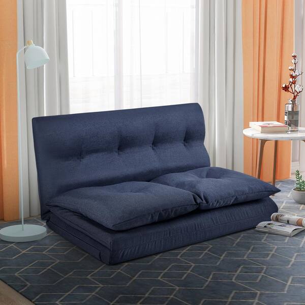 adjustable fabric folding chaise lounge sofa chair floor couch