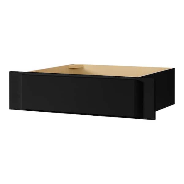 Avondale 30 in. W x 7.5 in. H x 21 in. D Ready To Assemble Plywood Shaker Vanity Knee Drawer in Raven Black