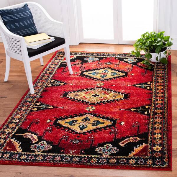 Keep Off Red and Black Area Rug - REVER LAVIE