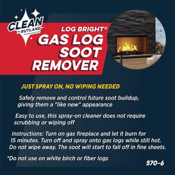 Gas Wood stove Fireplace Glass Cleaner 8 Oz Bottle Soot Remover AW Perkins  102