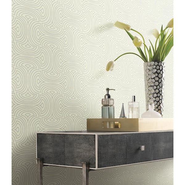 Hourglass Unpasted Wallpaper (Covers 60.75 sq. ft.)