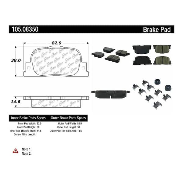 Centric Parts Disc Brake Pad Set