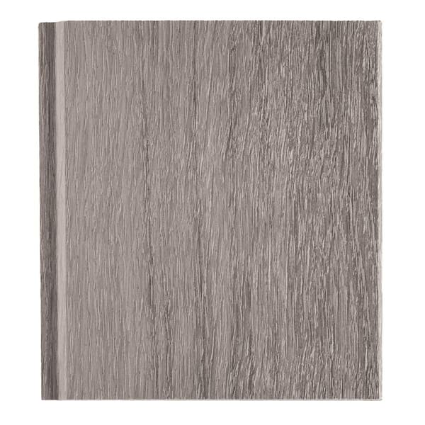 Armstrong CEILINGS WoodHaven Driftwood Gray Surface-Mount Tongue and Groove Acoustic Ceiling Plank Sample 6 in. x 6 in.