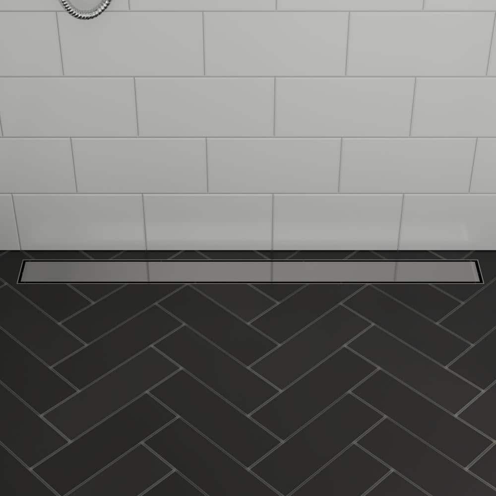 36'' Polished Stainless Steel Linear Shower Drain