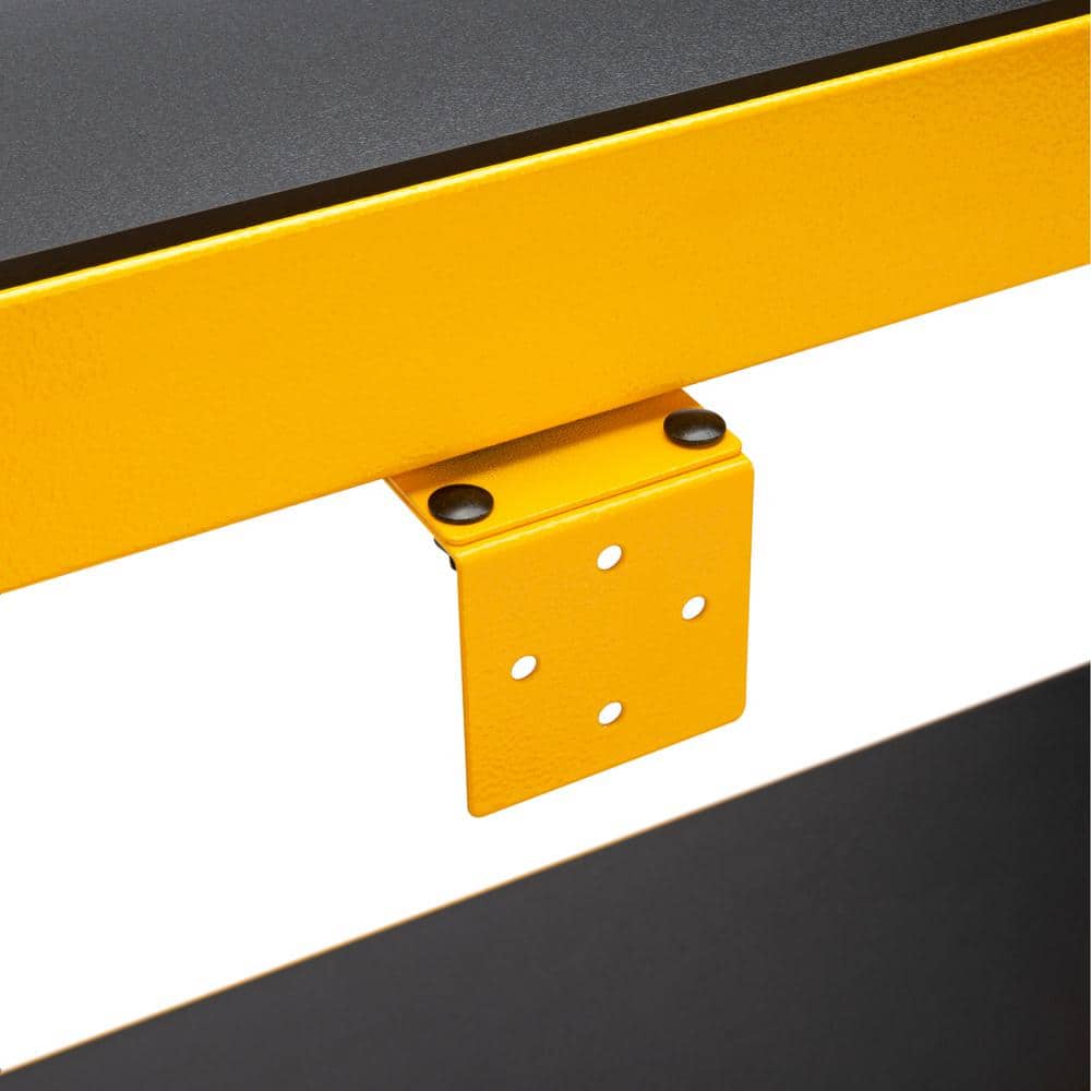 DeWalt 48" Yellow Steel 3-Shelf Adjustable Storage Rack