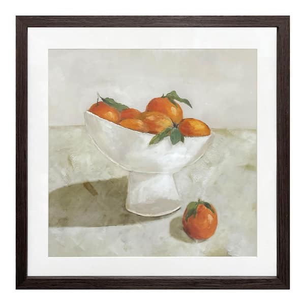 Sienna Classic Still Life, 1-Piece, Framed Paper Art Print 18 in. x 18 in.