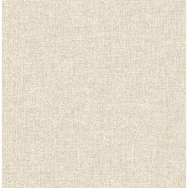 Brewster Home Fashions Glen Beige Linen Wallpaper Sample M1697SAM - The ...