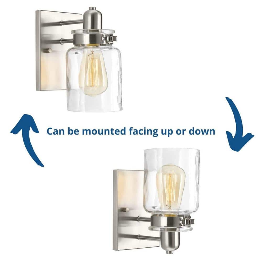 Calhoun Brushed Nickel 8.63" Dimmable Bath Vanity Light