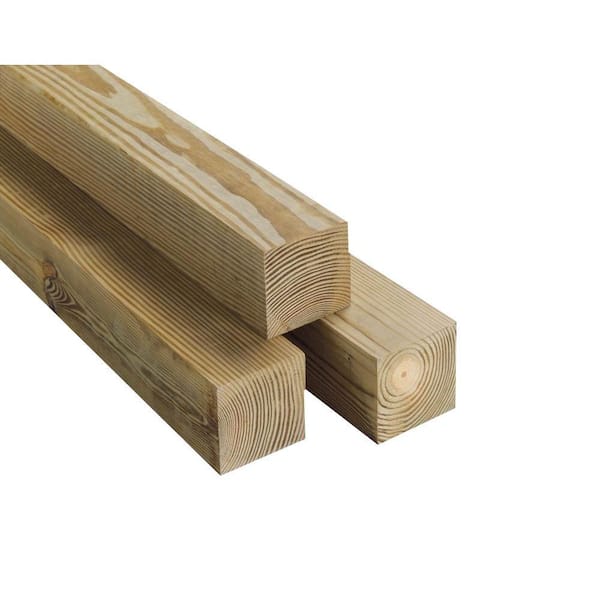 はぎ② 4 in. x 4 in. x 8 ft. #2 Ground Contact Southern Yellow Pine