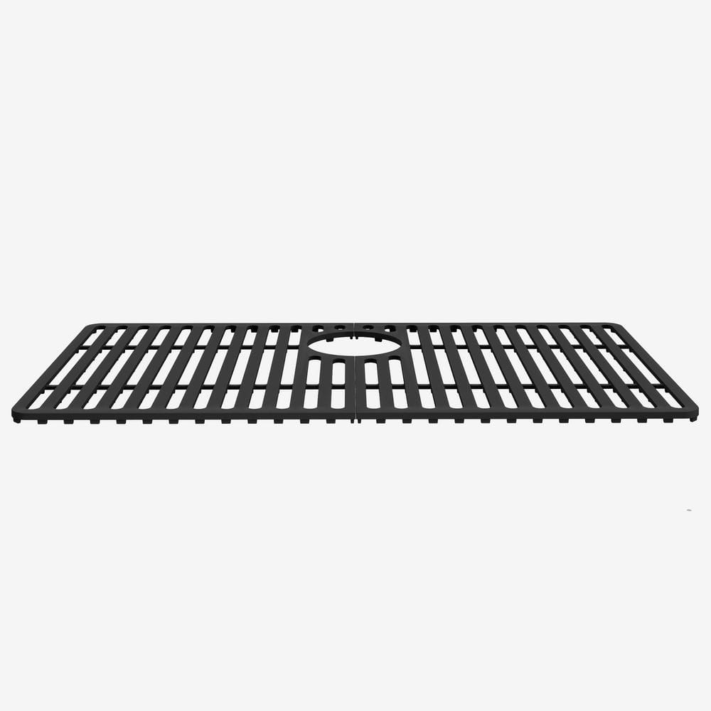 Matte Black Silicone Kitchen Sink Protective Grid