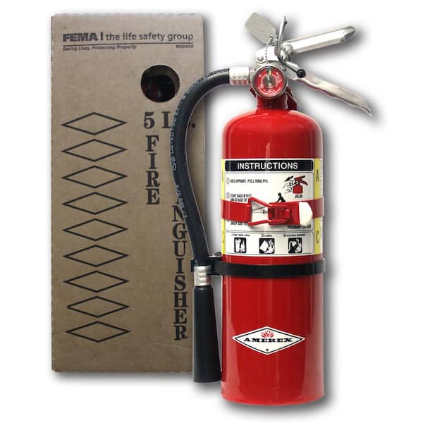 AMEREX 2-A:10-B:C 5 lbs. ABC Dry Chemical Fire Extinguisher