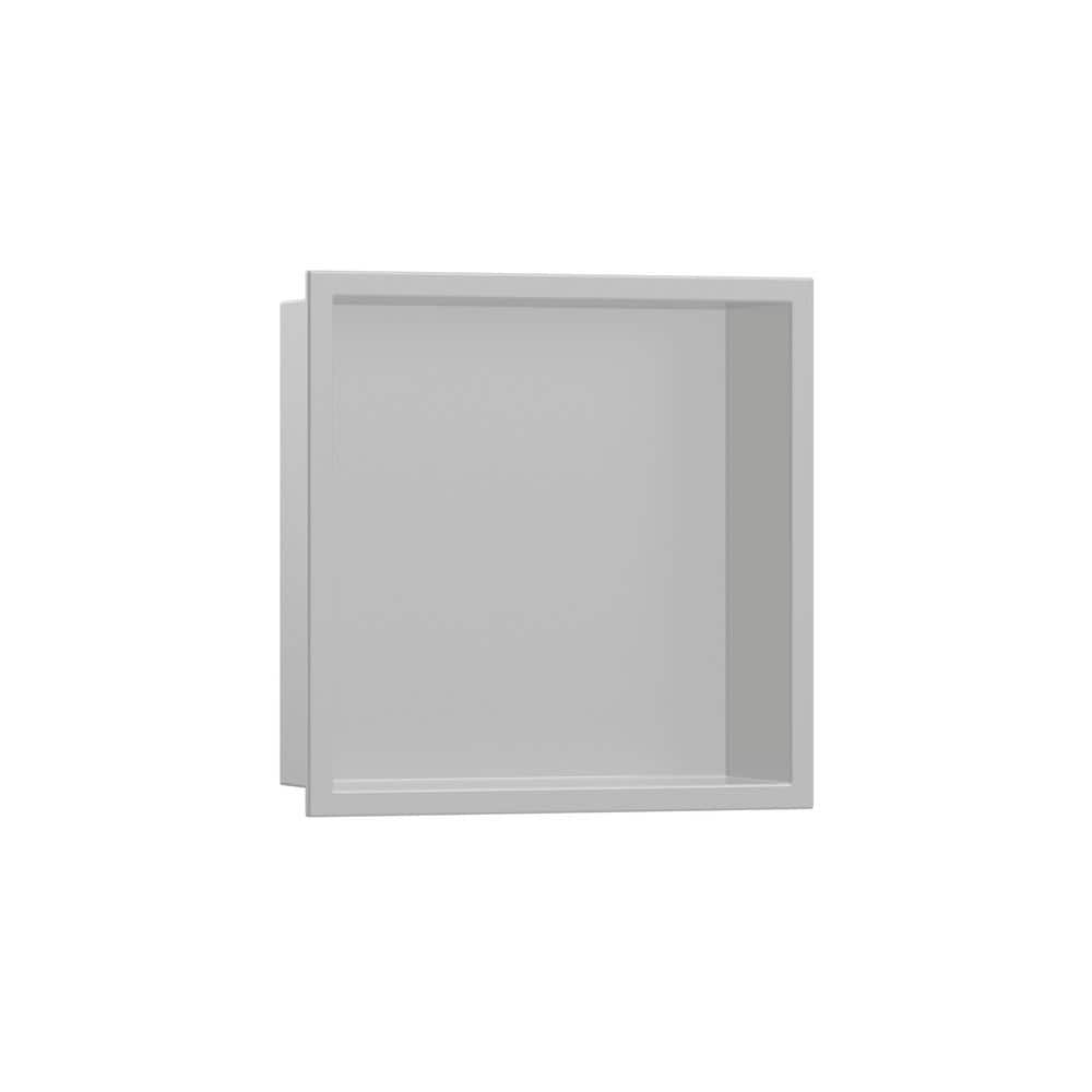 XtraStoris Original 15 in. W x 15 in. H x 4 in. D Stainless Steel Shower Niche in Concrete Grey price history on PriceWatchPro