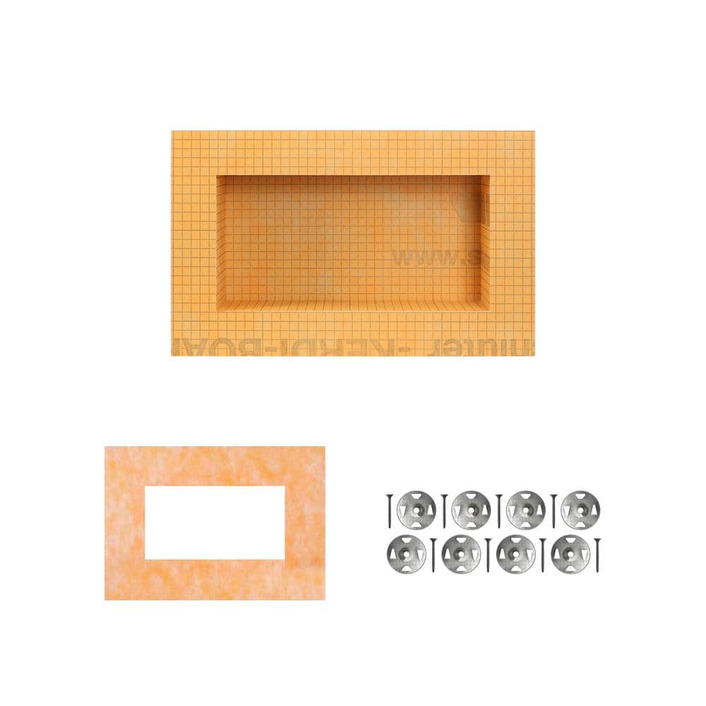 Kerdi-Board-SN Shower Niche with Frame 12 in. W x 6 in. L x 0.5 in. T Underlayment for Tile price history on PriceWatchPro