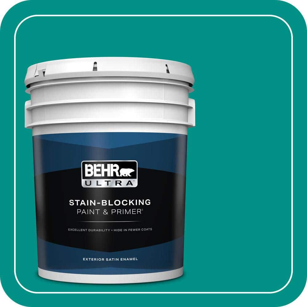 5 gal. #490B-6 Emerald Coast Satin Enamel Exterior Paint & Primer price history on PriceWatchPro