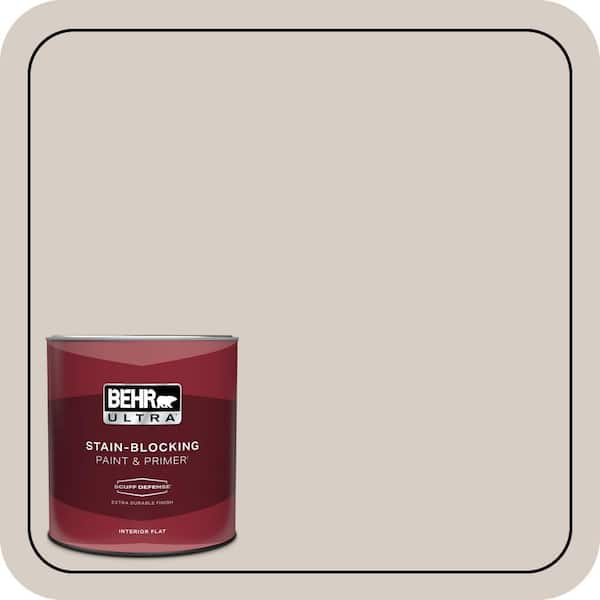 BEHR ULTRA 1 qt. #MQ3-06 Granite Dust Extra Durable Flat Interior Paint & Primer