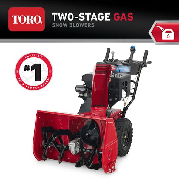 Toro Power Max HD 1030 OHAE 30 in. 302 cc Two-Stage Gas Snow Blower with Electric Start, Triggerless Steering & Hand Warmers