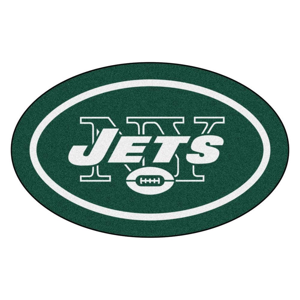 FANMATS NFL - New York Jets Mascot Mat 36 in. x 22.6 in. Indoor Area Rug  20981