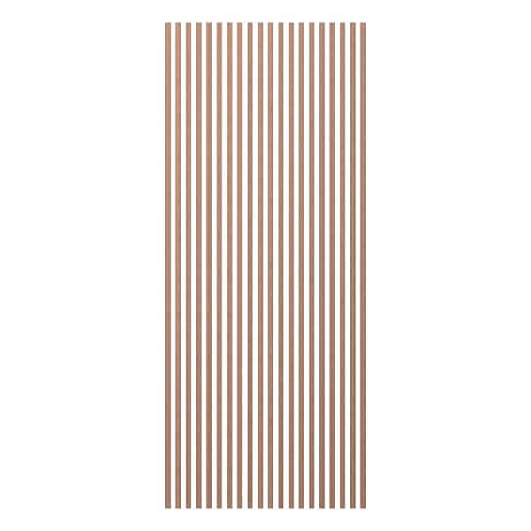 Ekena Millwork Heritage Premier Traditional 94.5 in. H x 1 in. W Slatwall Panels in Cherry 20-Pack