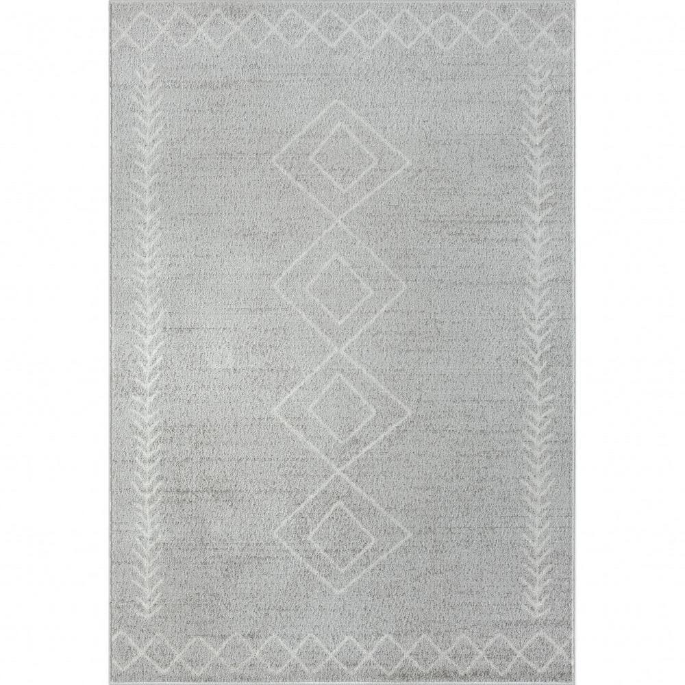 Gray 5 ft. x 7 ft. Diamond Area Rug price history on PriceWatchPro
