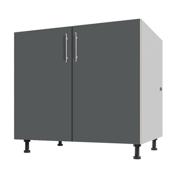 WeatherStrong Miami Hickory All-Weatherboard Composite 27 in. x 18 in. x 34.5 in. Outdoor Kitchen Cabinet Base