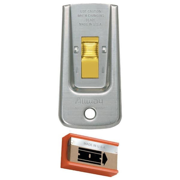 Workforce Single Edge Blade Window Scraper with 5 Blades