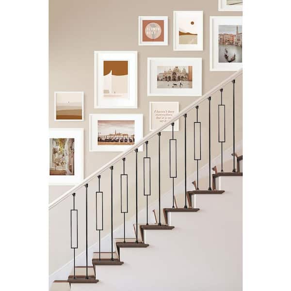 Deckorators 3.5-in x 3.5-in x 3-1/4-ft Silver Steel Deck Post