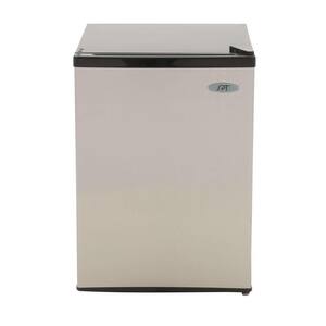 2.4 cu. ft. Mini Fridge in Stainless Steel with Freezer and ENERGY STAR