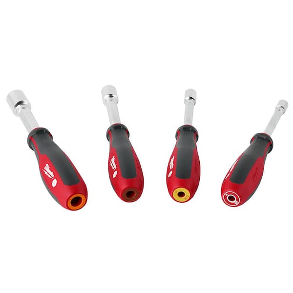 ツナミルアー4個セット Milwaukee SAE HollowCore Magnetic Nut Driver Set (4-Piece) 48-22