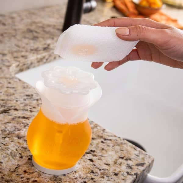 Scrub Daddy Soap Dispenser - Soap Daddy, Dual Action Bottle for  Kitchen & Bathroom Sink or Shower, Refillable with Dish Washing up Liquid  or Hand Wash, as Used by Mrs Hinch