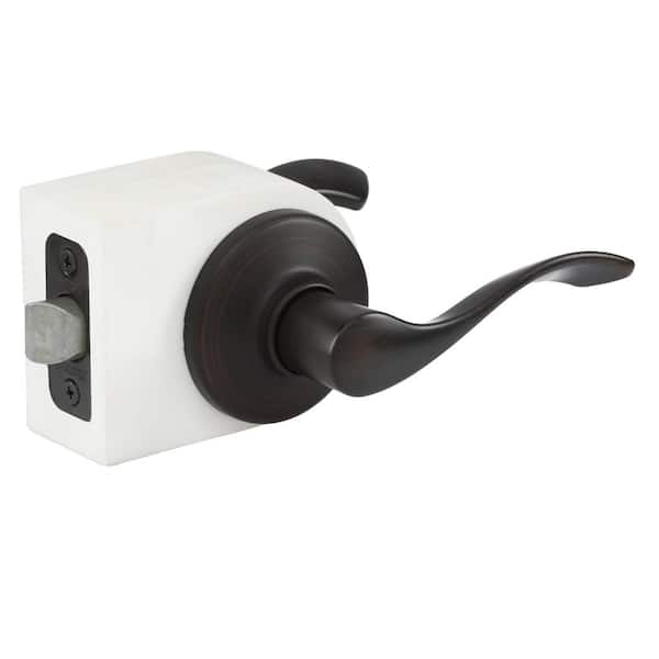 Kwikset Balboa Venetian Bronze Passage Door Handle for Hall or
