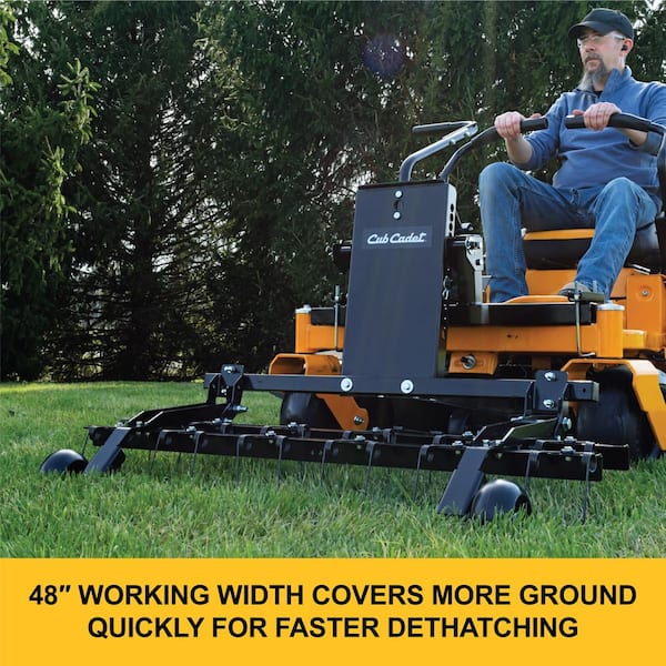 48 in. Front Mount Dethatcher for Zero Turn Lawn Mowers