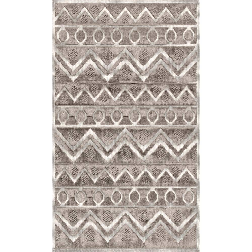 Wild Sage Blue Fog Lattice-Texture Bath Towel