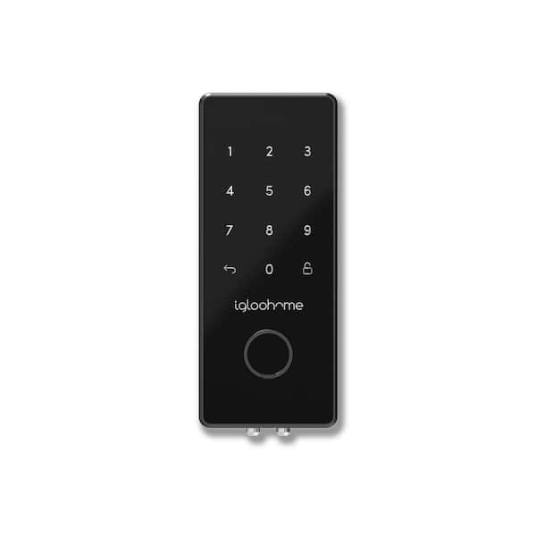 IGLOOHOME Black Deadbolt 2S Digital Smart Lock, Bluetooth, Keyless