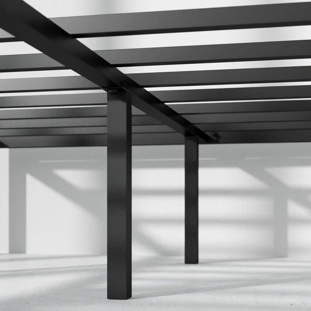 Classic 14 in. Black Metal Queen Platform Bed Frame - thumbnail 10