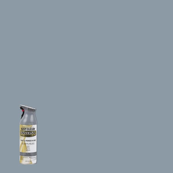 Rust-Oleum Universal 12 oz. All Surface Gloss Slate Gray Spray Paint and  Primer in One (6-Pack) 249339 - The Home Depot