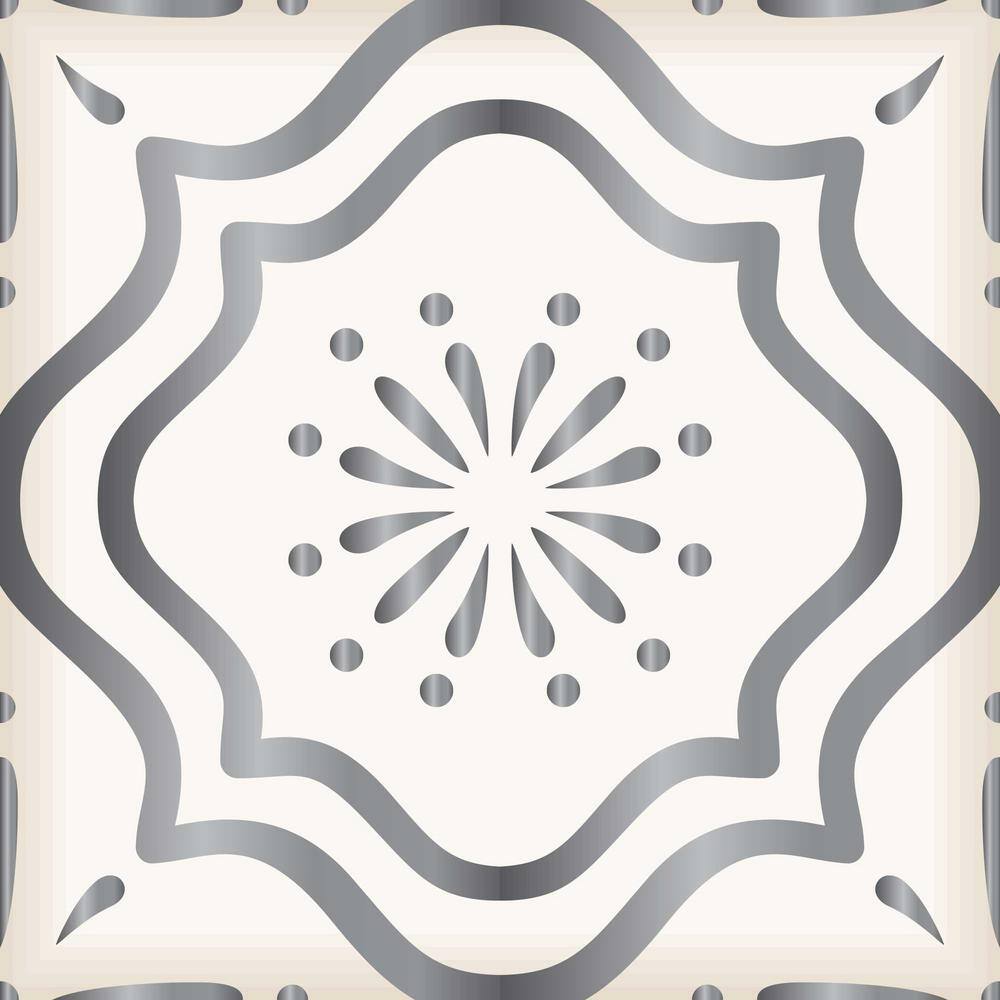 7 in. x 7 in. Gray and Off-White B506 Vinyl Peel and Stick Tile (24 Tiles, 8.17 sq. ft./pack) price history on PriceWatchPro