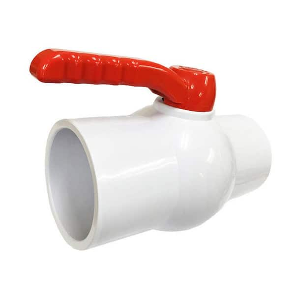 Unbranded 4 in. PVC Solvent Socket Ball Valve