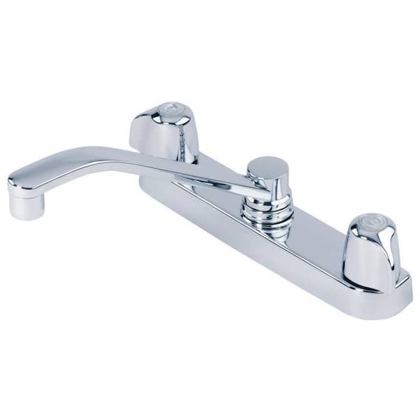 Gerber Classics 2-Handle Deck Mount Standard Kitchen Faucet in Chrome