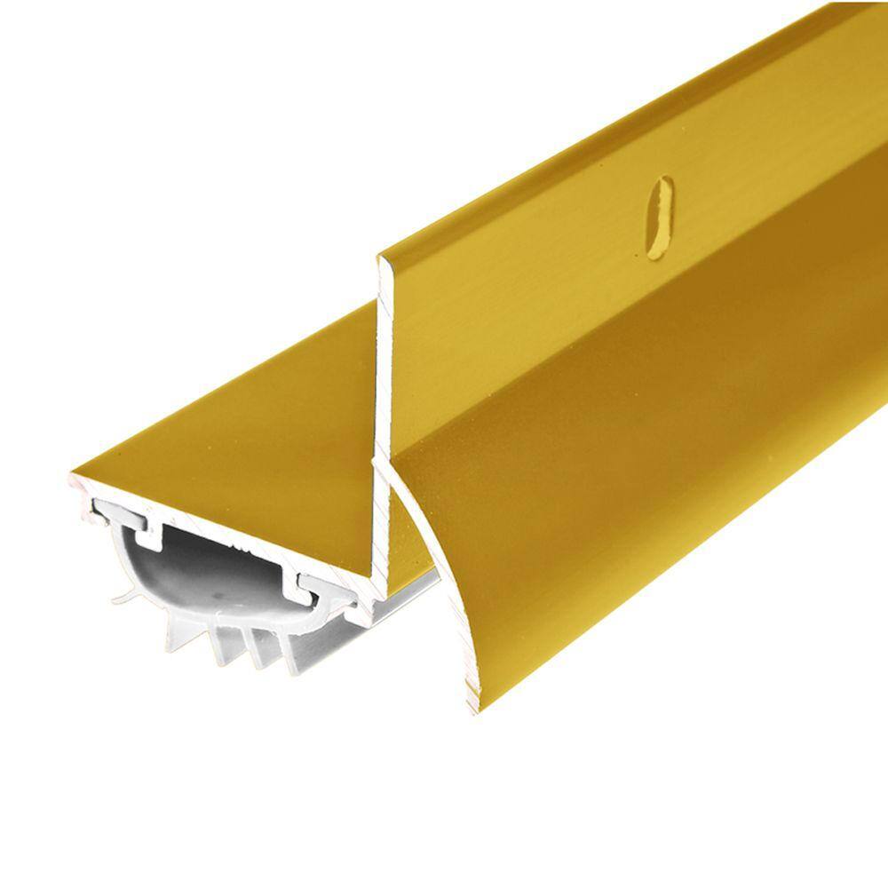 Frost King 1-1/4 in. x 36 in. Brite Gold L-Shaped Drip Cap Door Bottom ...