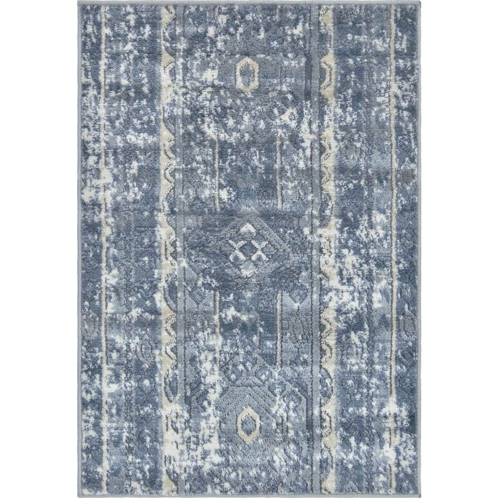 Portland Depoe Blue 2 ft. 2 in. x 3 ft. Area Rug price history on PriceWatchPro