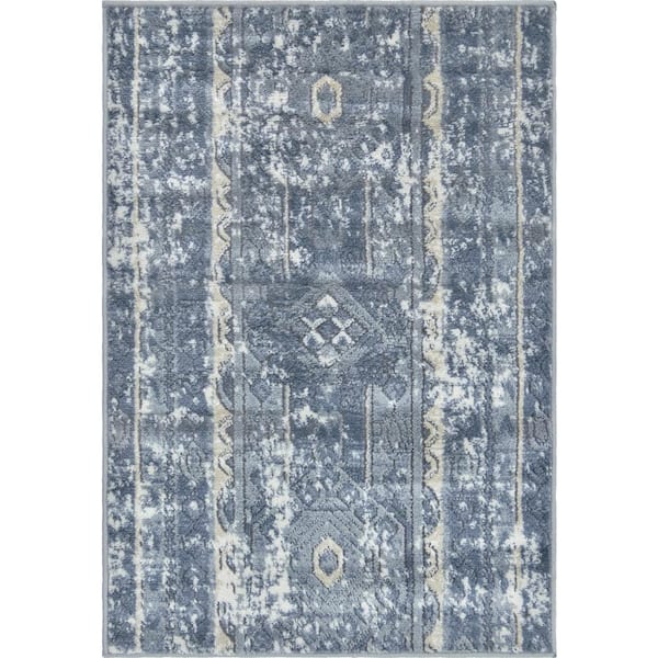 Portland Depoe Blue 2 ft. 2 in. x 3 ft. Area Rug