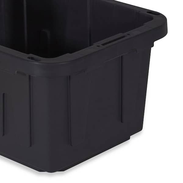Centrex 5GTBXBKTBY Tough Box Black 5 Gallon Bucket with Yellow Lid 