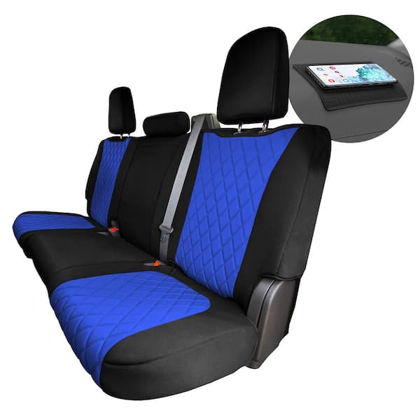 Fh Group Neoprene Custom Fit Seat Covers For 2019 2022 Gmc Sierra 1500 2500hd 3500hd Slt At4 Denali Dmcm5007blue Rear - 2019 Jeep Wrangler Neoprene Seat Covers Fh Group Neoprene Custom Fit Seat Covers For 2019 2022 Gmc Sierra 1500 2500hd 3500hd Slt At4 Denali Dmcm5007blue Rear - 2019 Jeep Wrangler Neoprene Seat Covers
