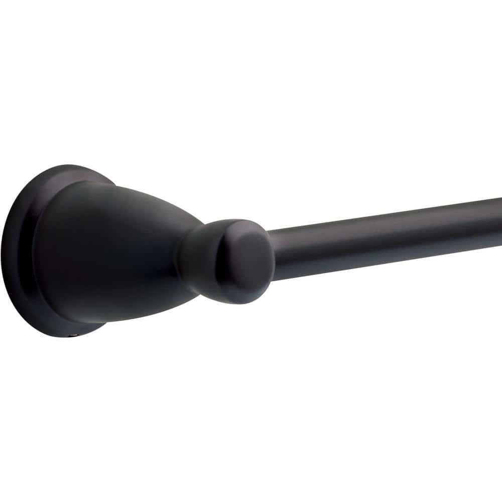 Kinla Matte Black 24" Wall Mounted Towel Bar