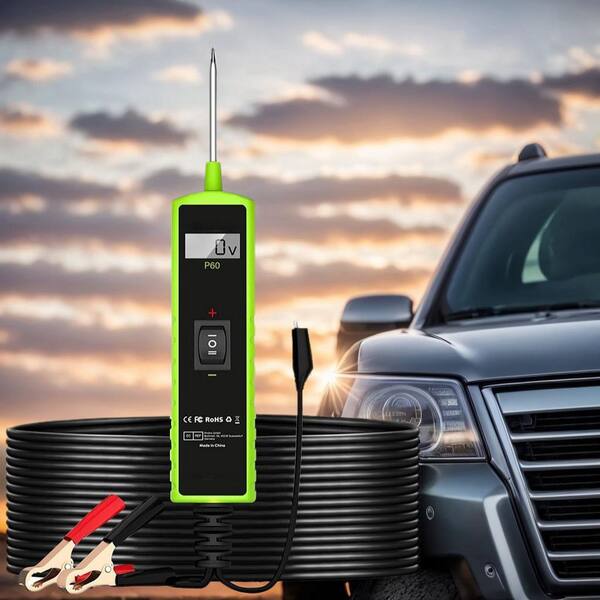 Testeur De Circuit Automobile PARAOUTIL 9V-30V DC - 4 Modes (tension, Continuité, Polarité, Température) - Avec Sonde Et Lampe - 7