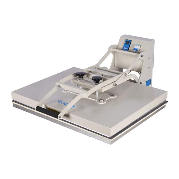 Unbranded 24 in. x 32 in. Large Format Manual Heat Press Machine 110-Volt, Grey